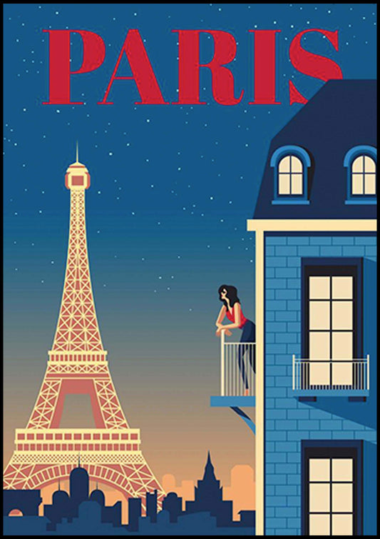 Retro Paris Poster - Hakyarts