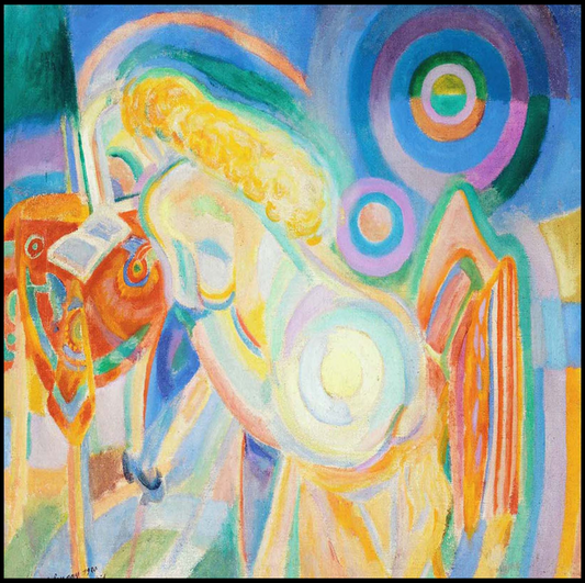 Robert Delaunay - Nude Woman Reading - Hakyarts