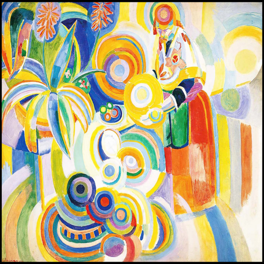 Robert Delaunay - Portuguese Woman - Hakyarts