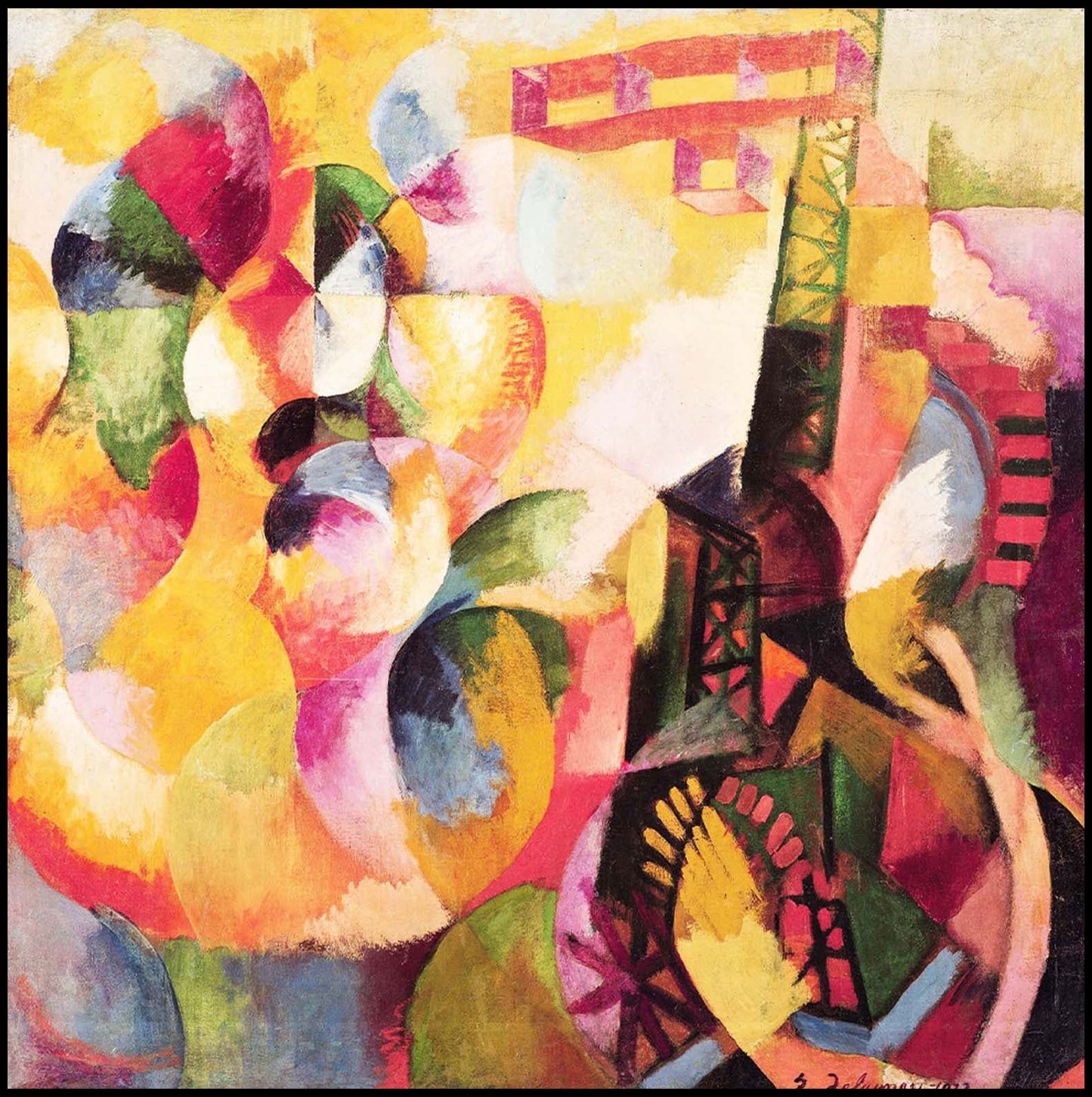 Robert Delaunay - Sun, Tower and Airplane - Hakyarts