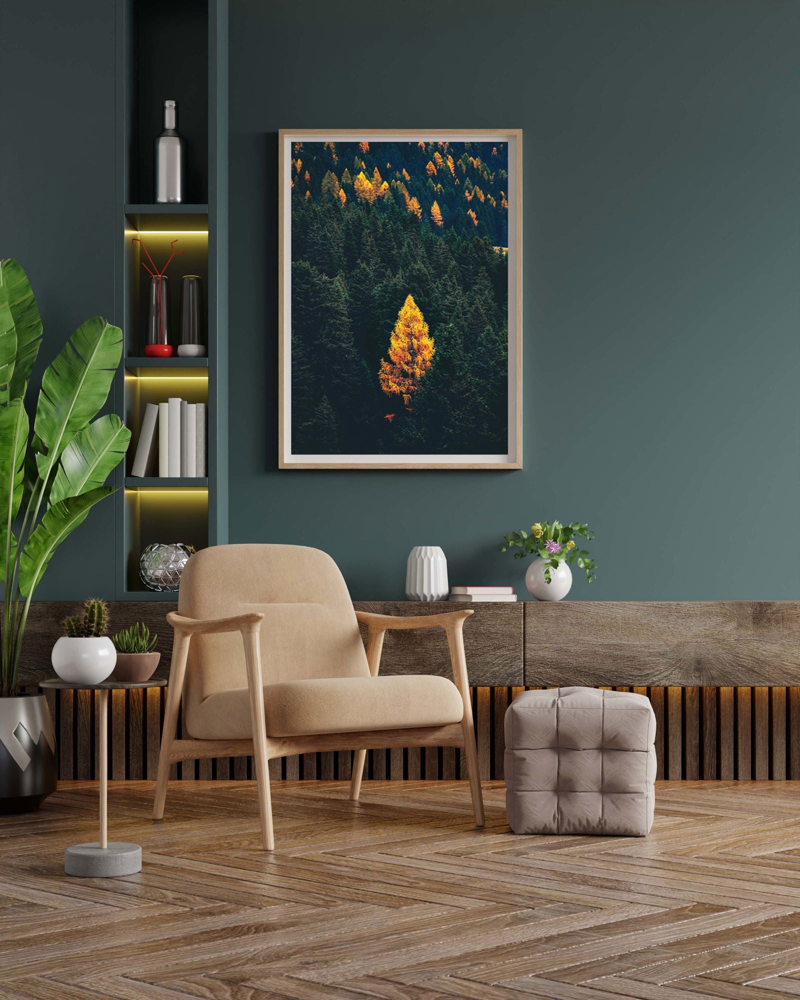 Rustic Forest Poster - Hakyarts