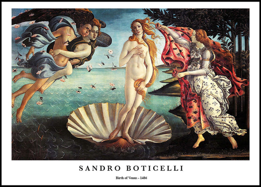 Sandro Botticelli - Birth of Venus Poster - Hakyarts