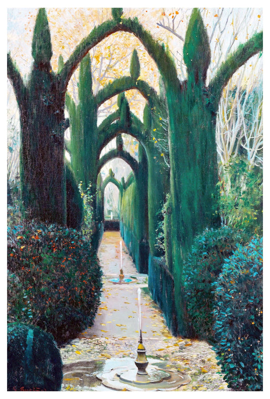 Santiago Rusiñol - The Generalife Gardens - Hakyarts