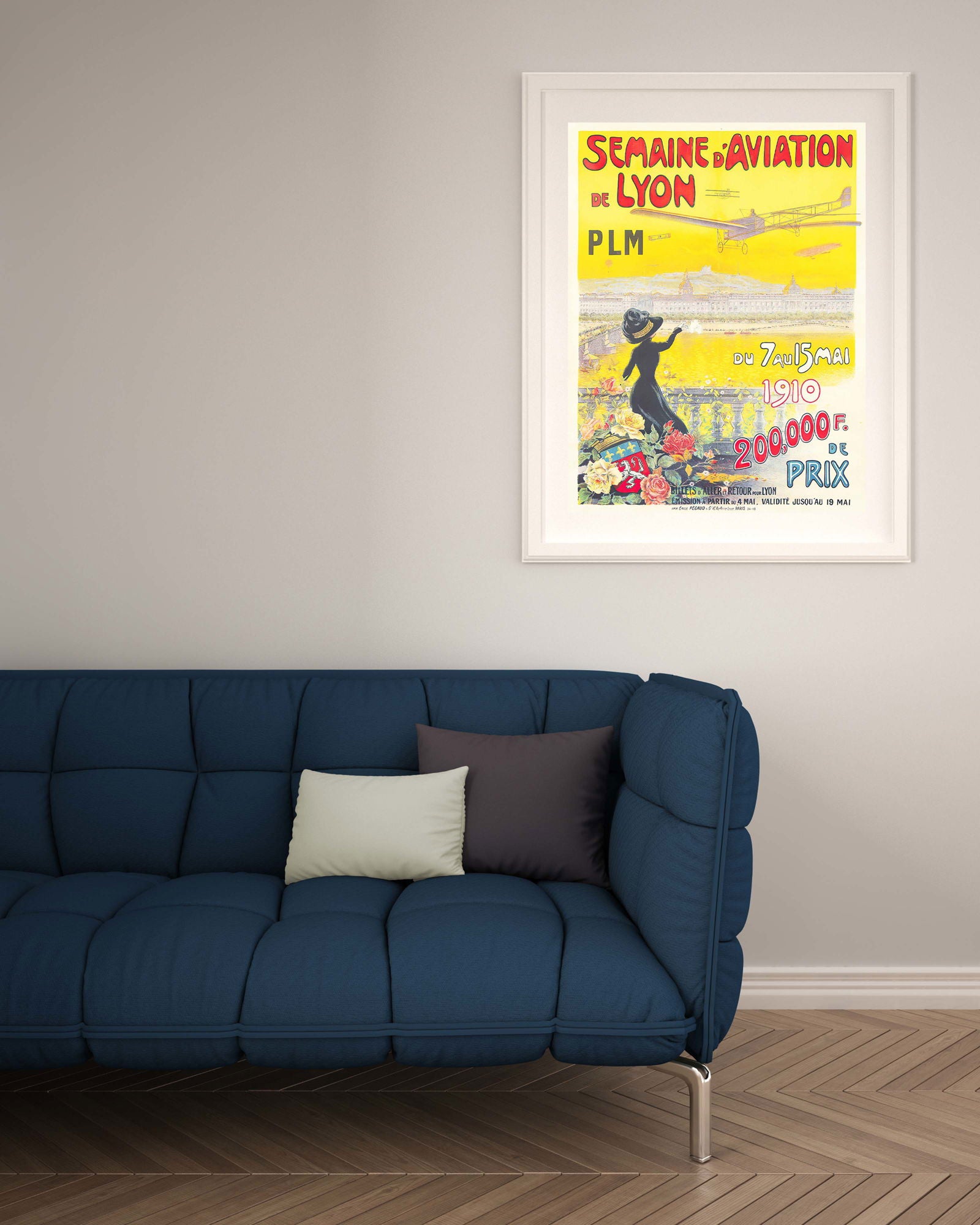 Semaine d’Aviation de Lyon Poster - Hakyarts