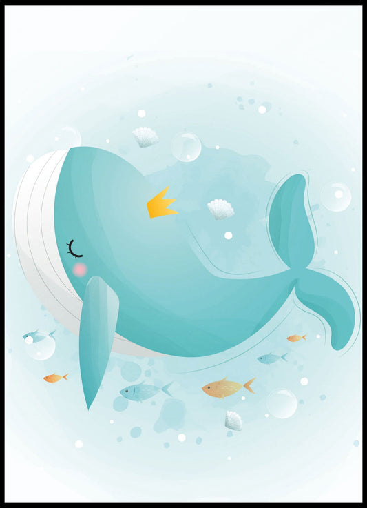 Set of 3 Happy Blue Whale - Hakyarts