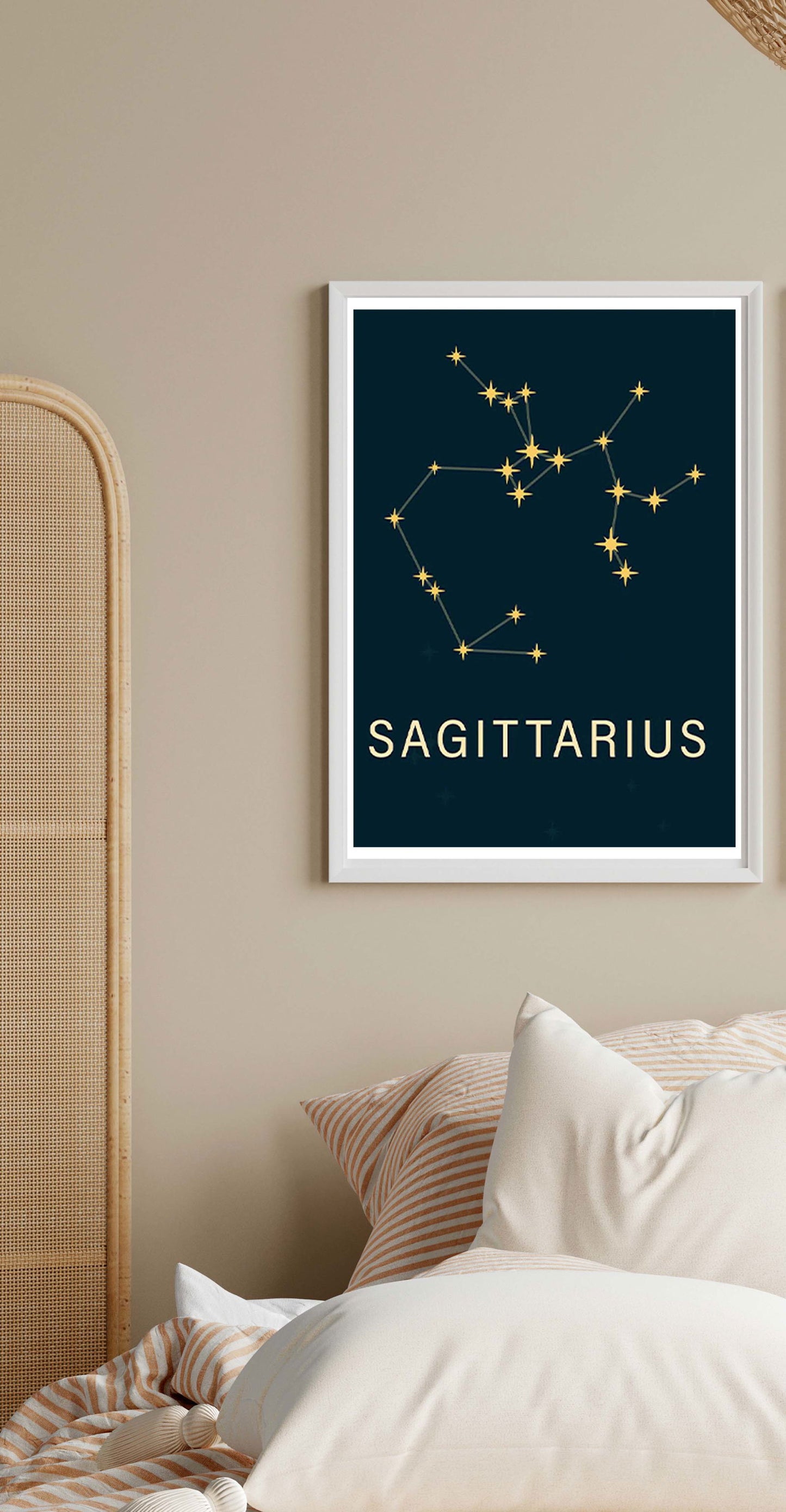 Star Sign Sagittarius Poster - Hakyarts