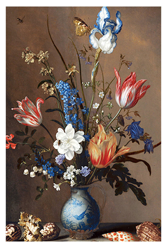 Still Life Vase of Flowers Poster - Hakyarts