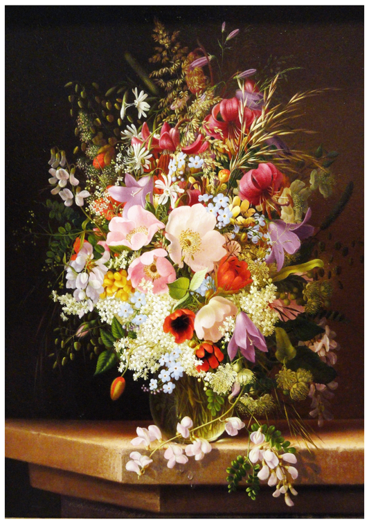 Still Life of Flowers Poster - Hakyarts