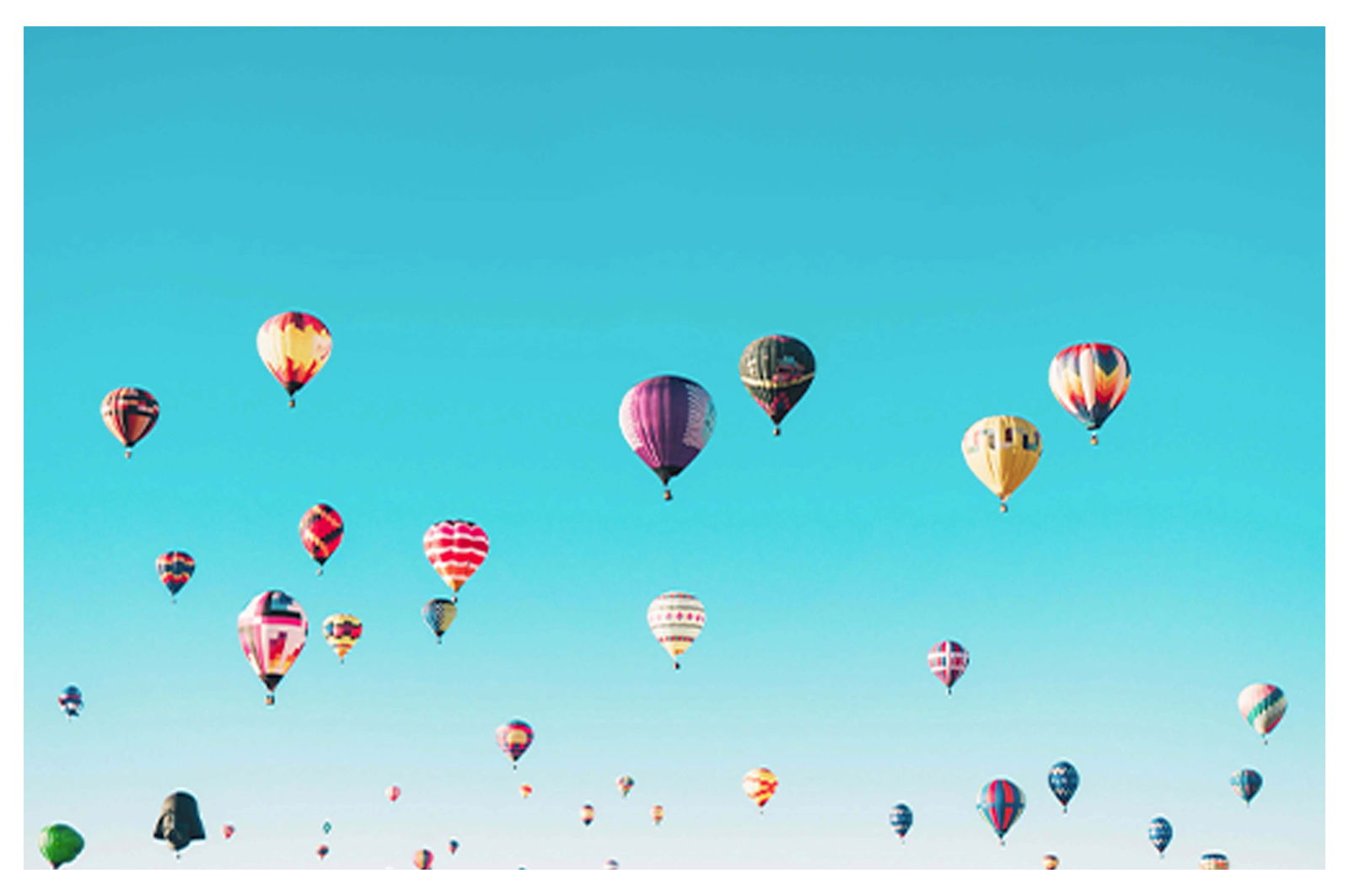 Summer Hot Air Balloons Poster - Hakyarts