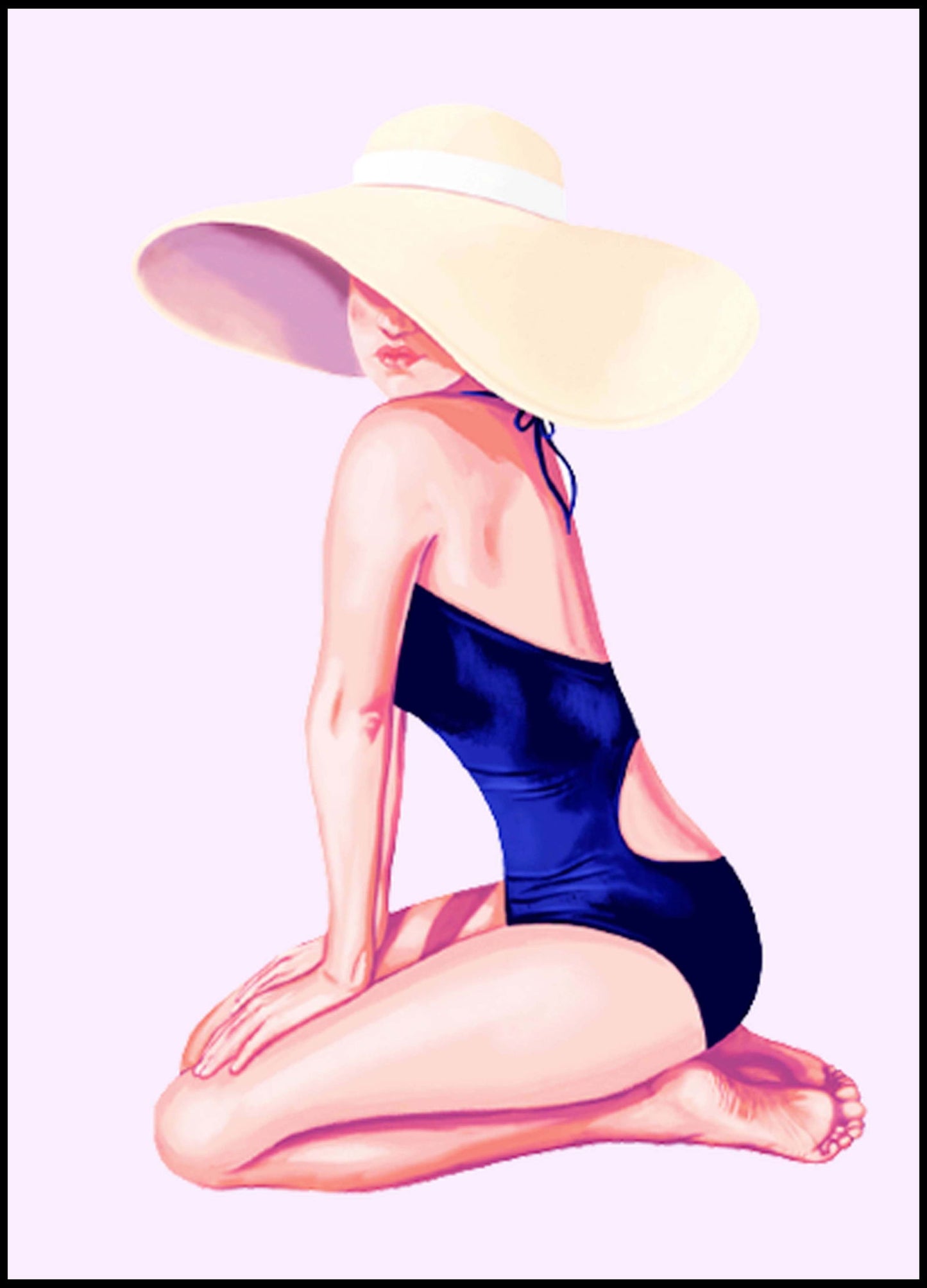 Sunbathing Poster - Hakyarts