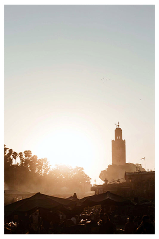 Sunset in Marrakech Poster - Hakyarts