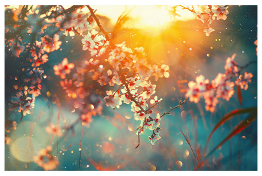 Sunshiny Spring Flowers Poster - Hakyarts