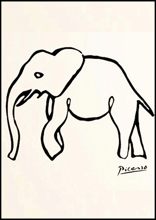 The Beige Elephant by Picasso - Hakyarts