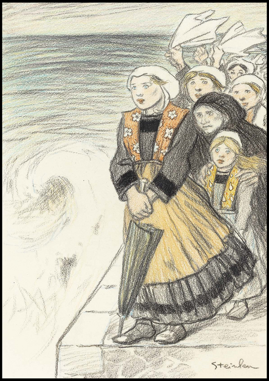 Théophile Alexandre Steinlen - Sailors' Wives Poster - Hakyarts