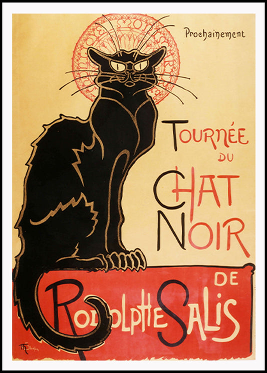 Théophile Alexandre Steinlen - Tournée du Chat Noir Poster - Hakyarts