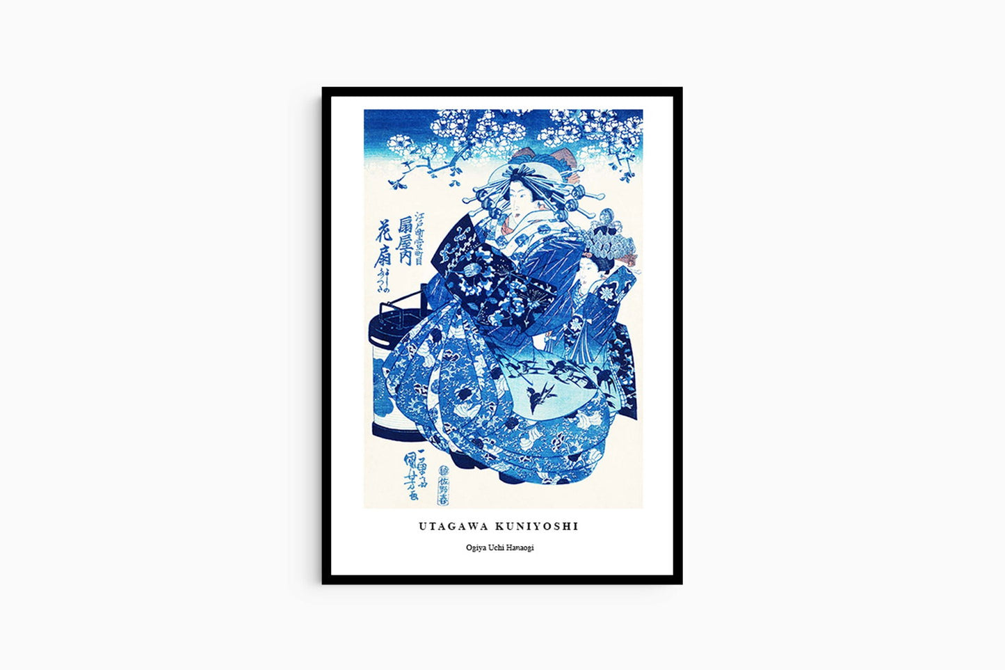 Utagawa Kuniyoshi - Ogiya Uchi Hanaogi Poster - Hakyarts