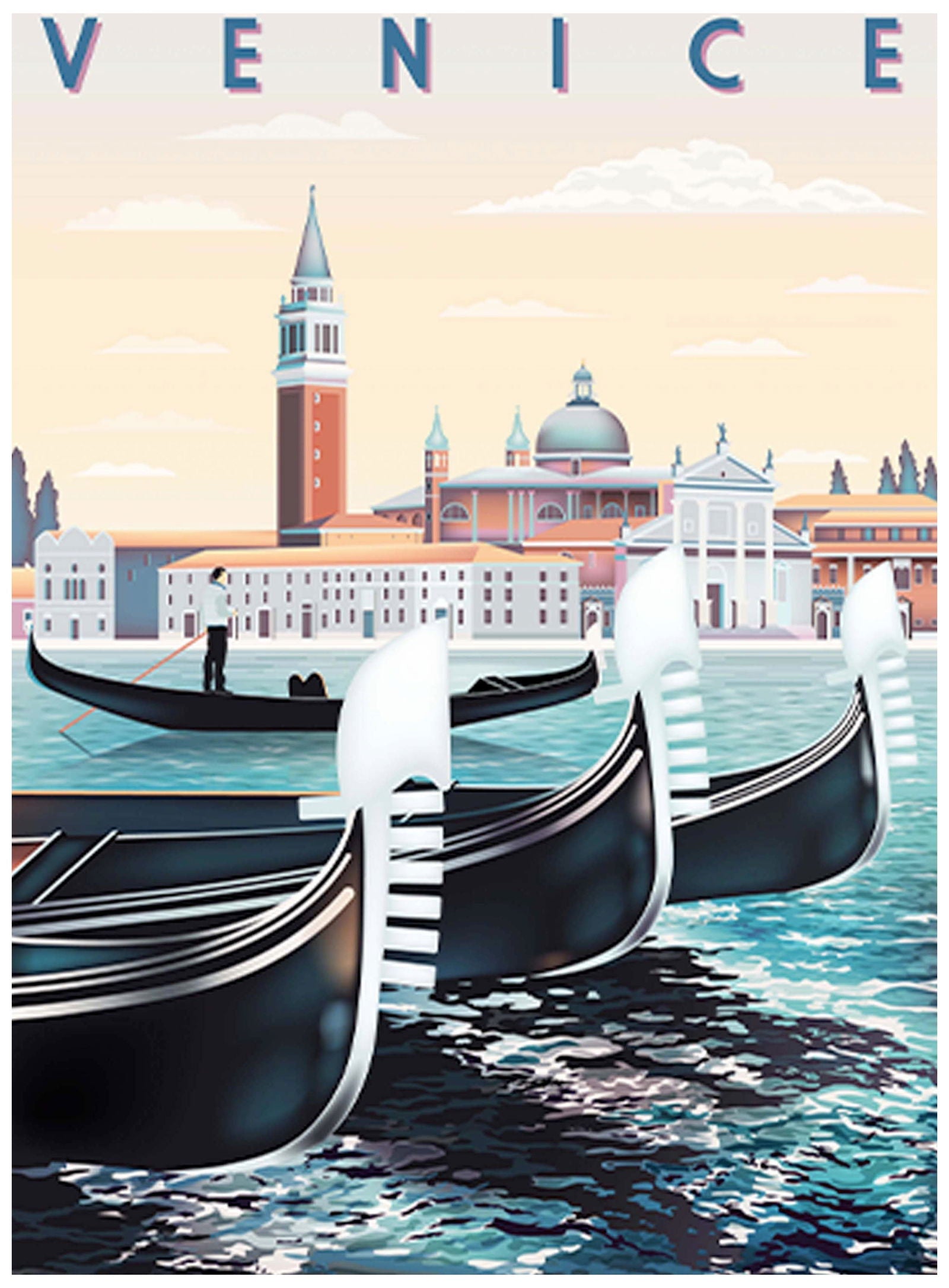 Venice Travel Poster - Hakyarts