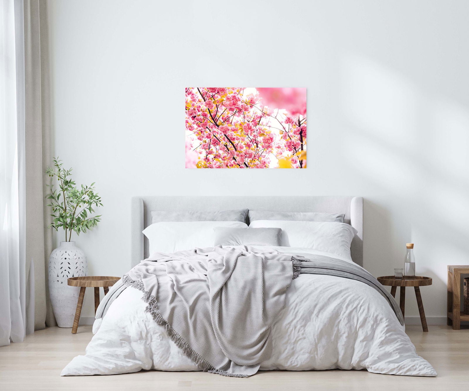 Vibrant Pink Flowers Poster - Hakyarts