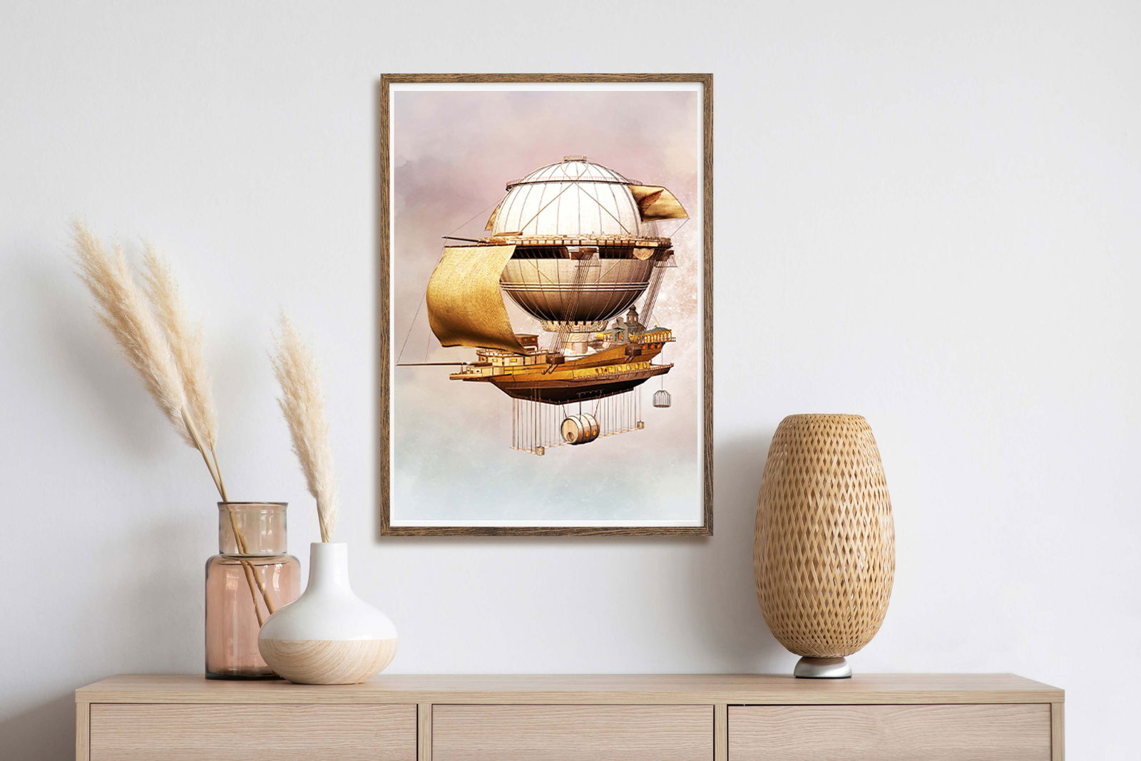 Viking Ship Poster - Hakyarts