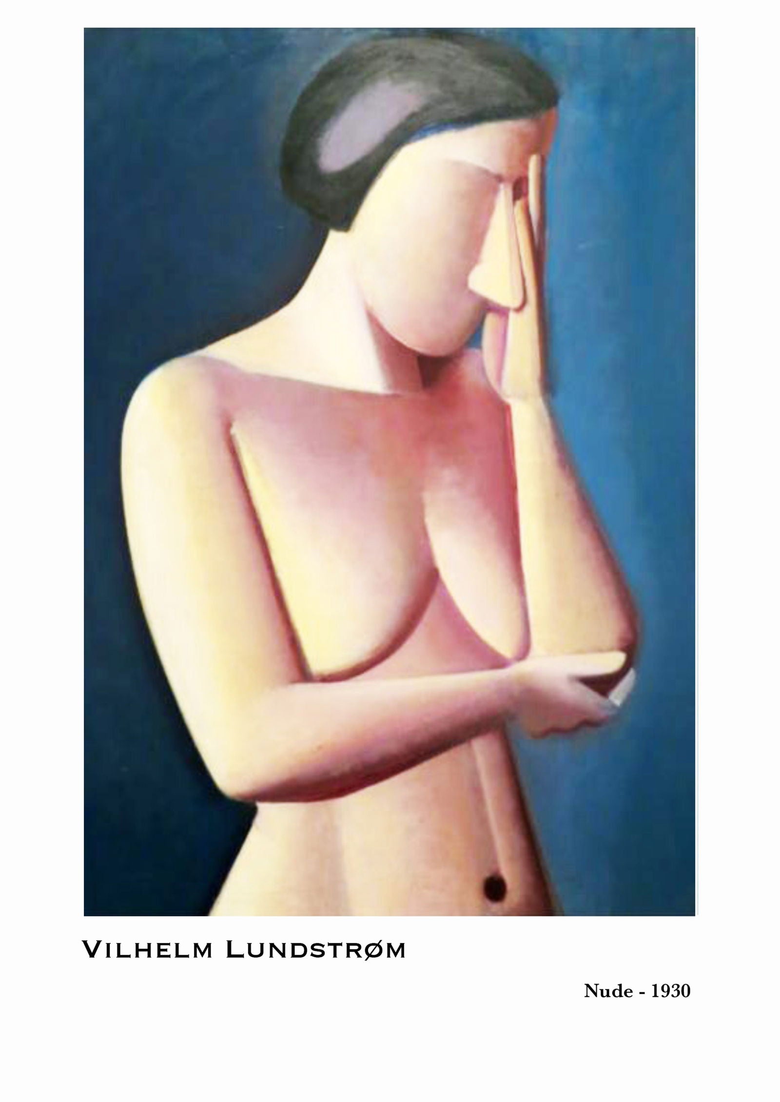 Vilhelm Lundstrom - Nude Poster - Hakyarts