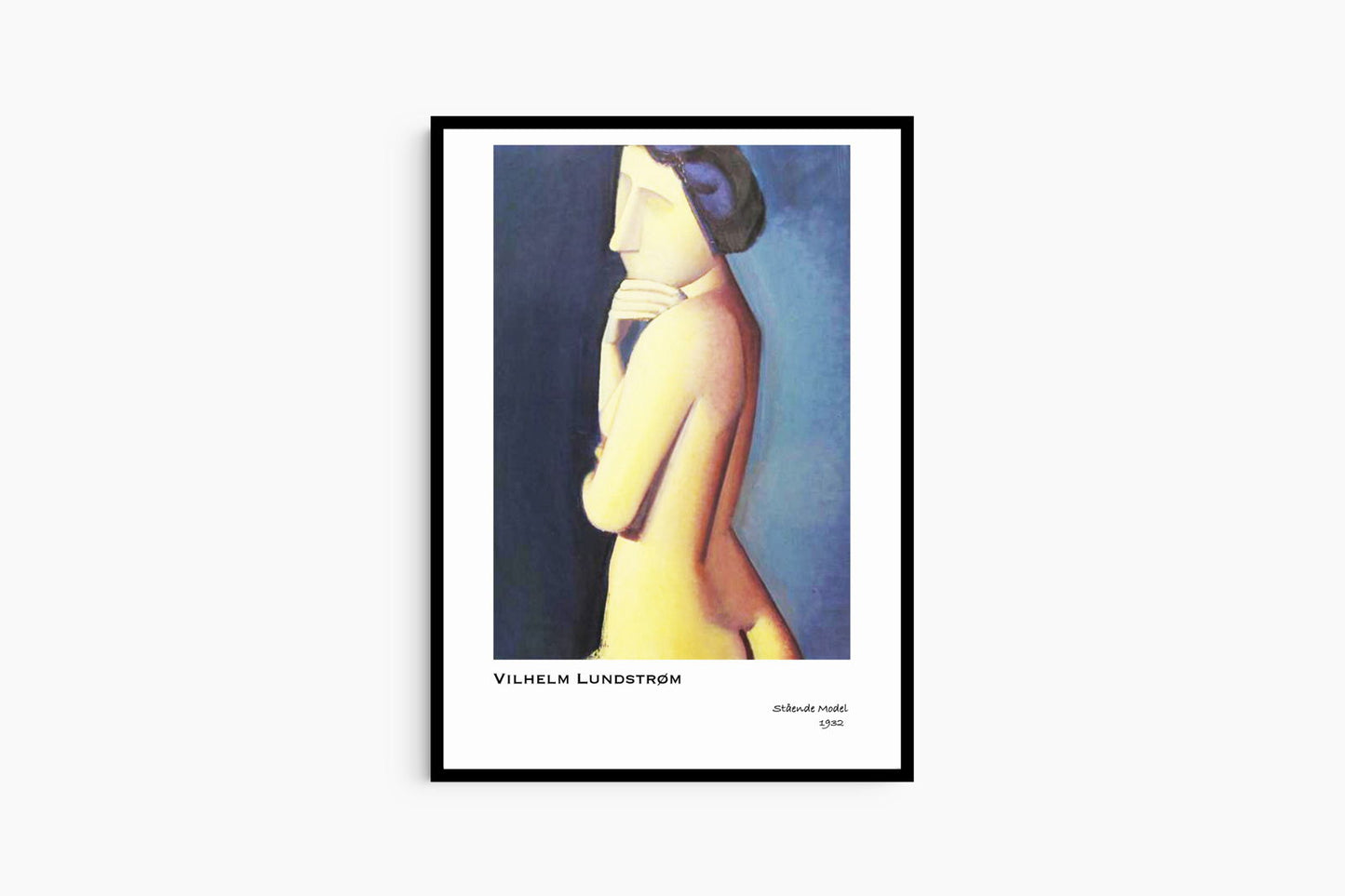 Vilhelm Lundstrom - Stående Model Poster - Hakyarts