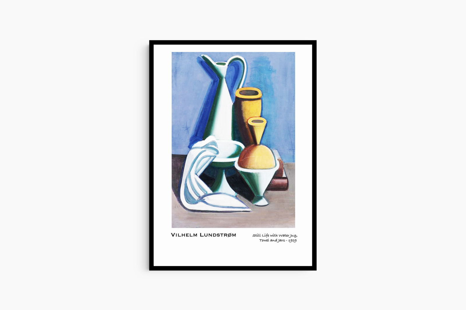 Vilhem Lundstrom - Still Life with Water Jug Poster - Hakyarts