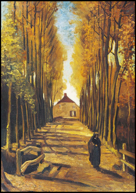 Vincent Van Gogh - Avenue of Polars in Autumn - Hakyarts