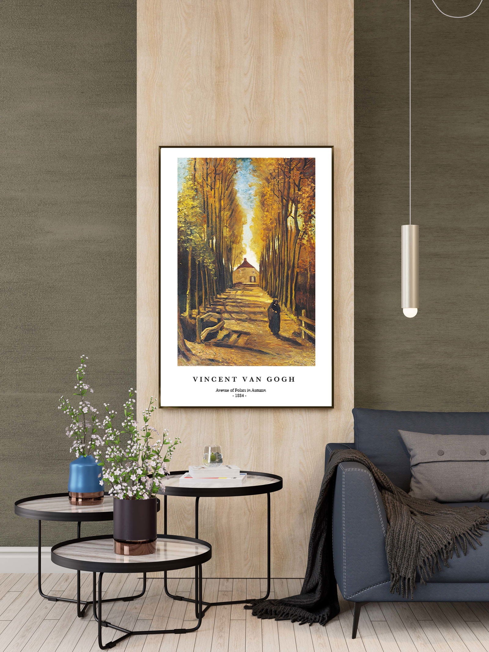 Vincent Van Gogh - Avenue of Polars in Autumn Poster - Hakyarts