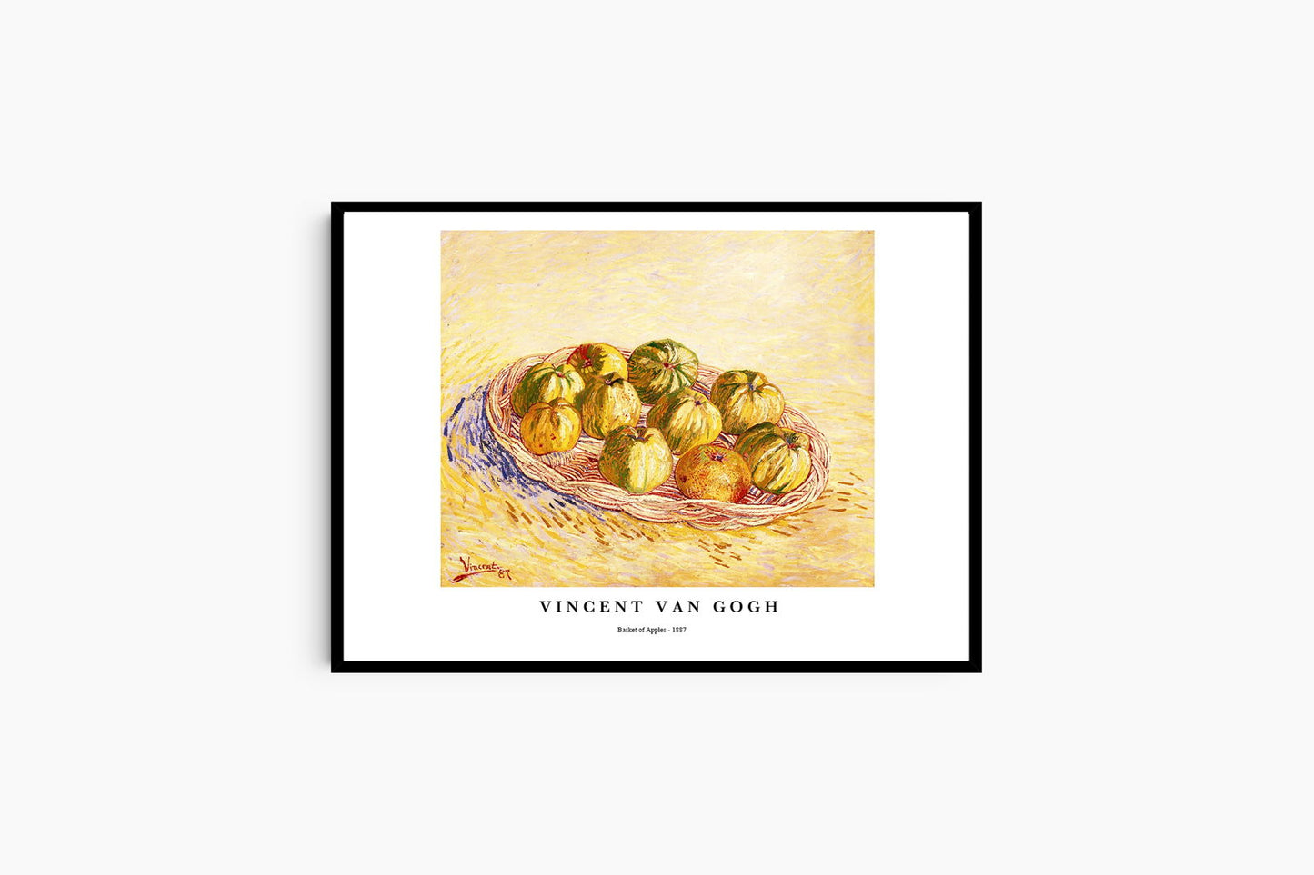 Vincent Van Gogh - Basket of Apples Poster - Hakyarts