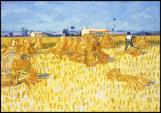 Vincent Van Gogh - Corn Harvest in Provence - Hakyarts