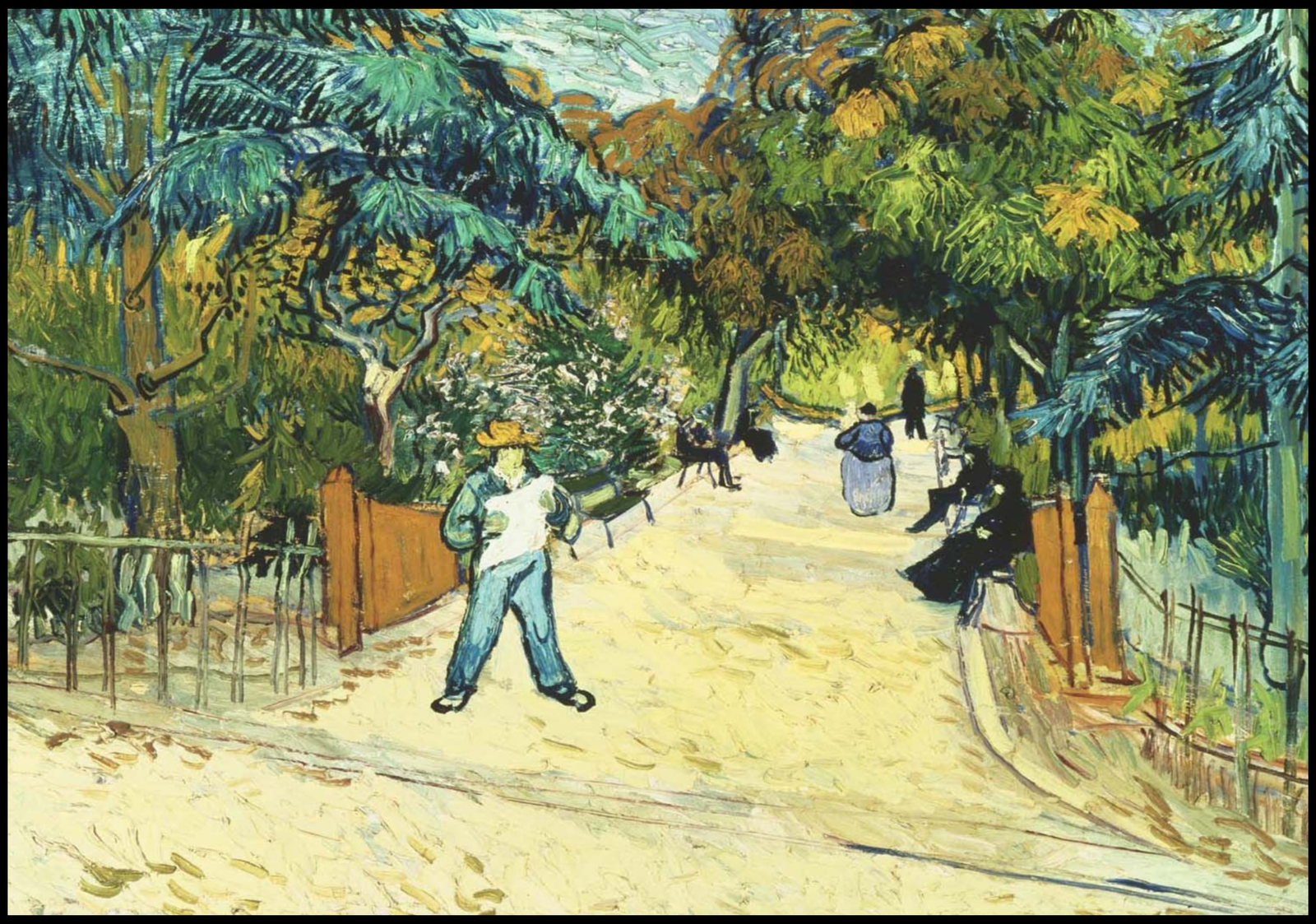 Vincent Van Gogh - Entrance to the Public Gardens in Arles - Hakyarts