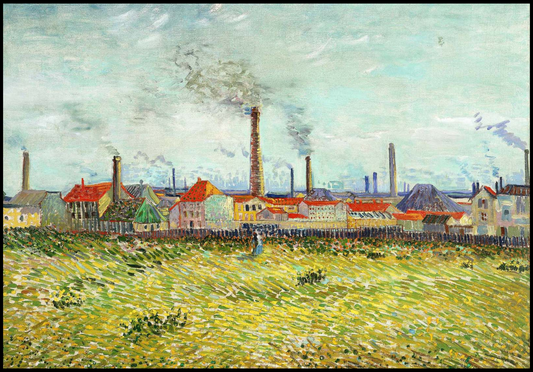 Vincent Van Gogh - Factories at Clichy - Hakyarts