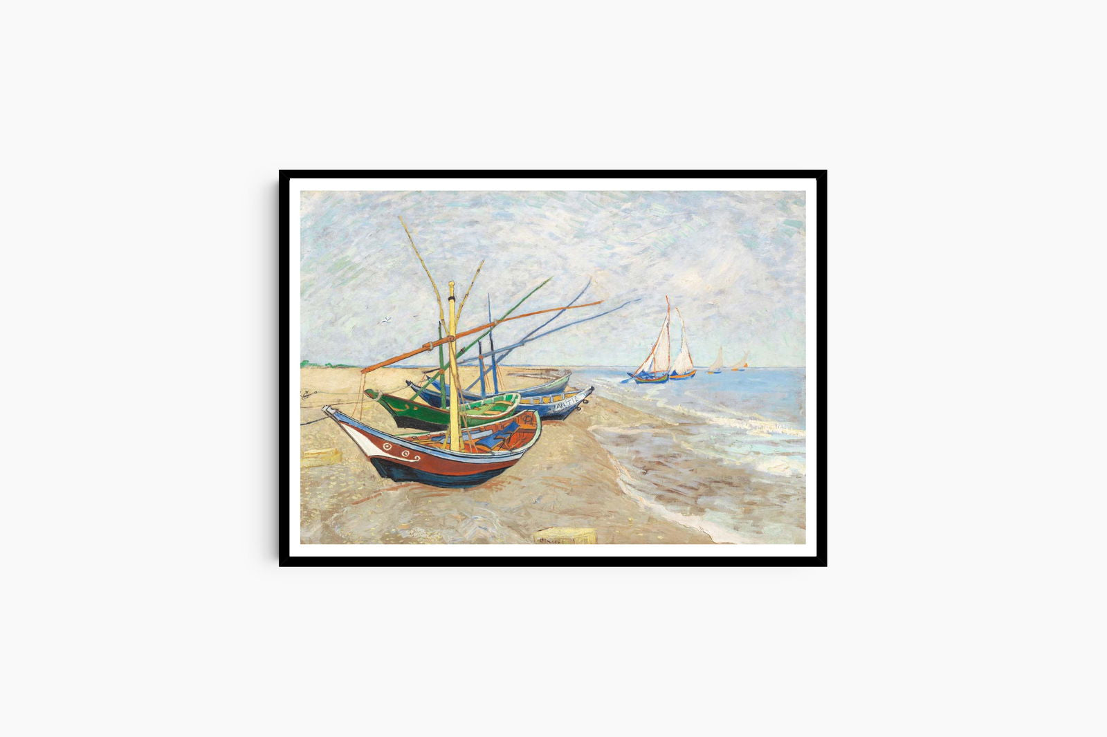 Vincent Van Gogh - Fishing Boats on the Beach at Saintes-Maries - Hakyarts