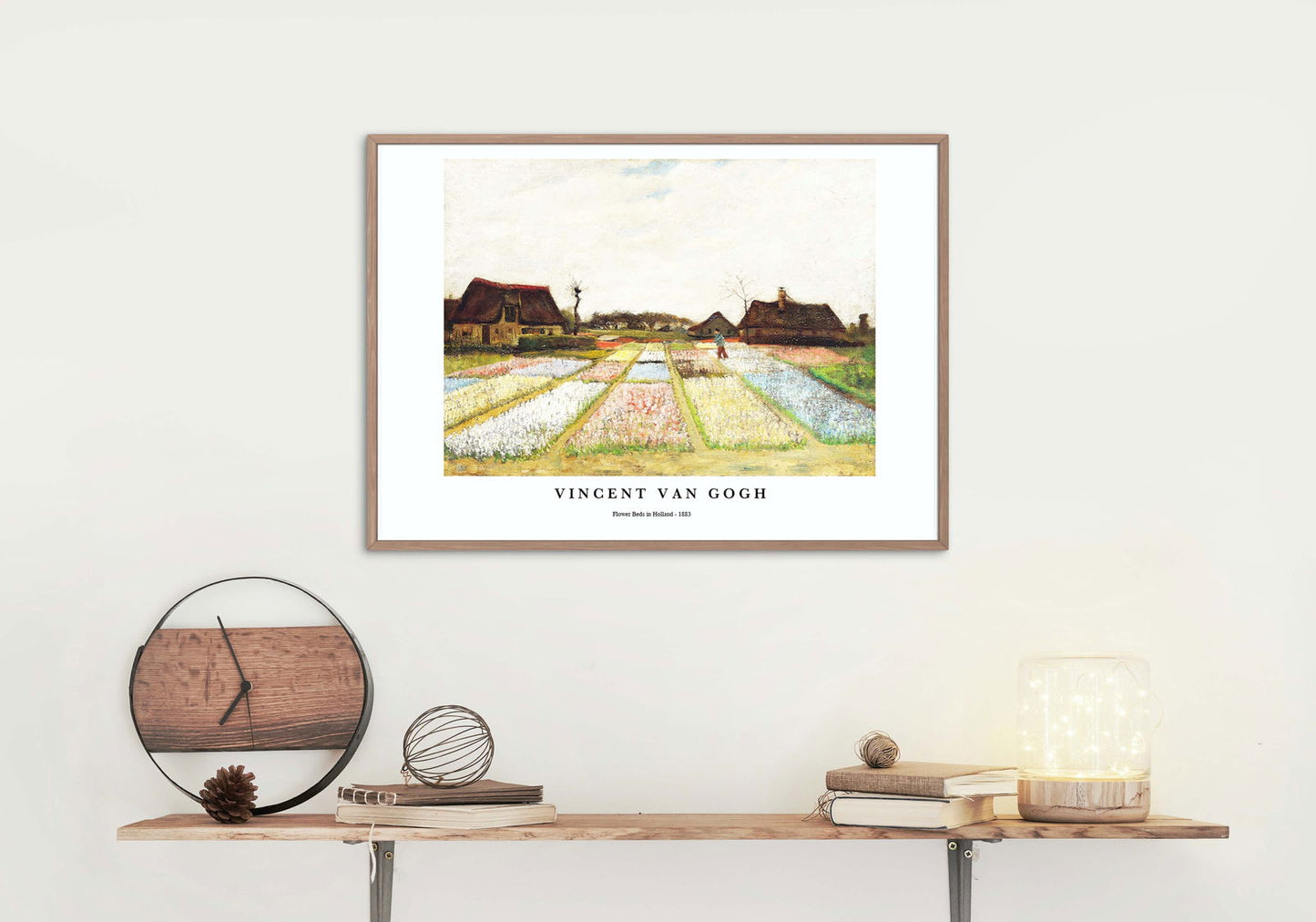 Vincent Van Gogh - Flower Beds in Holland Poster - Hakyarts