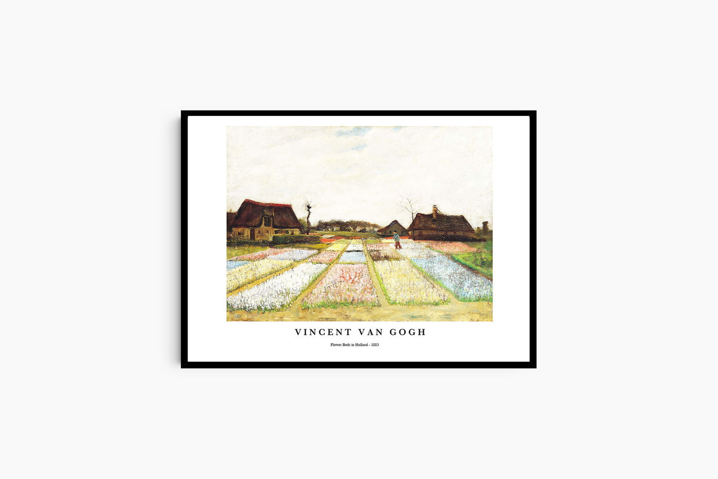 Vincent Van Gogh - Flower Beds in Holland Poster - Hakyarts