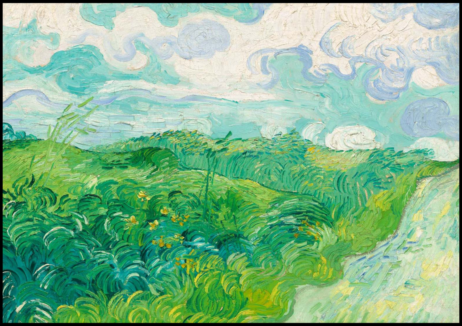 Vincent Van Gogh - Green Wheat Fields - Hakyarts