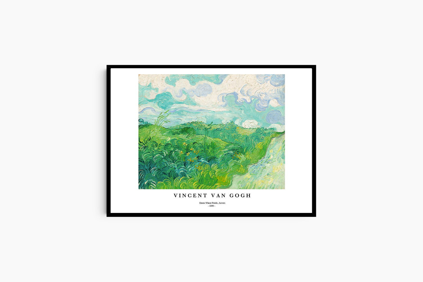 Vincent Van Gogh - Green Wheat Fields Poster - Hakyarts