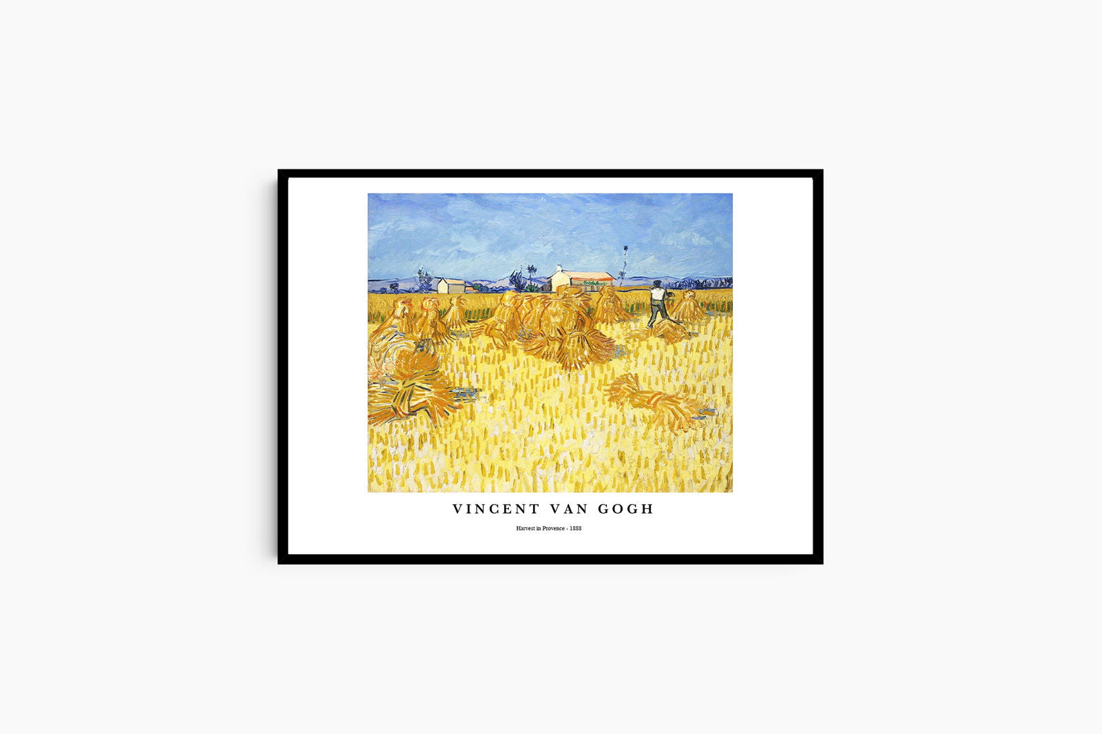 Vincent Van Gogh - Harvest in Provence Poster - Hakyarts