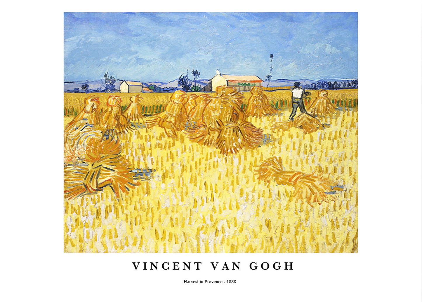 Vincent Van Gogh - Harvest in Provence Poster - Hakyarts