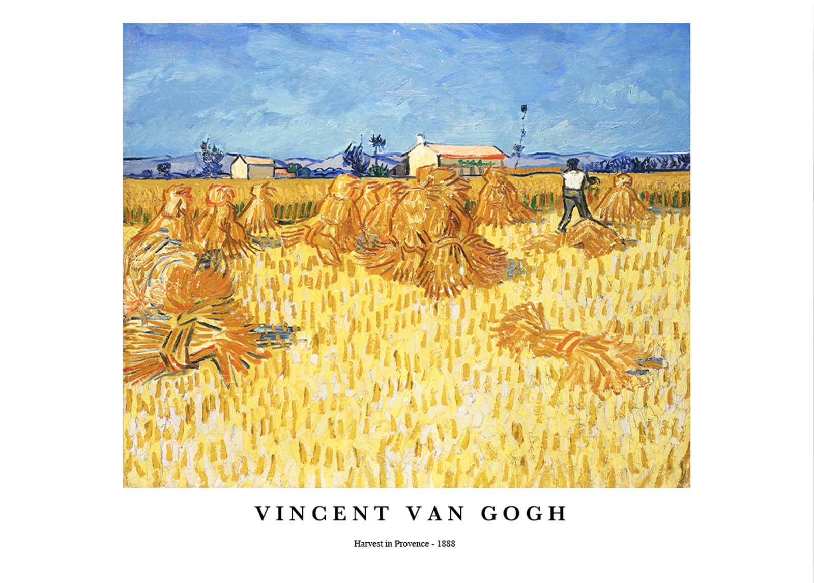 Vincent Van Gogh - Harvest in Provence Poster - Hakyarts