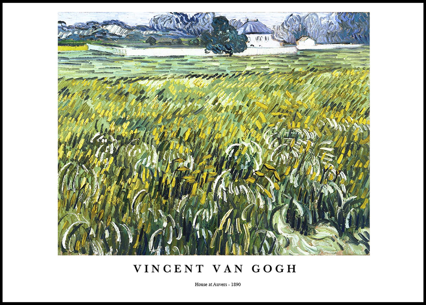 Vincent Van Gogh - House at Auvers Poster - Hakyarts