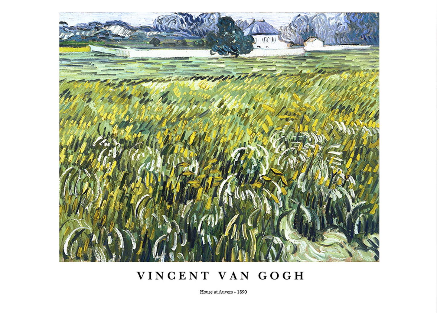 Vincent Van Gogh - House at Auvers Poster - Hakyarts