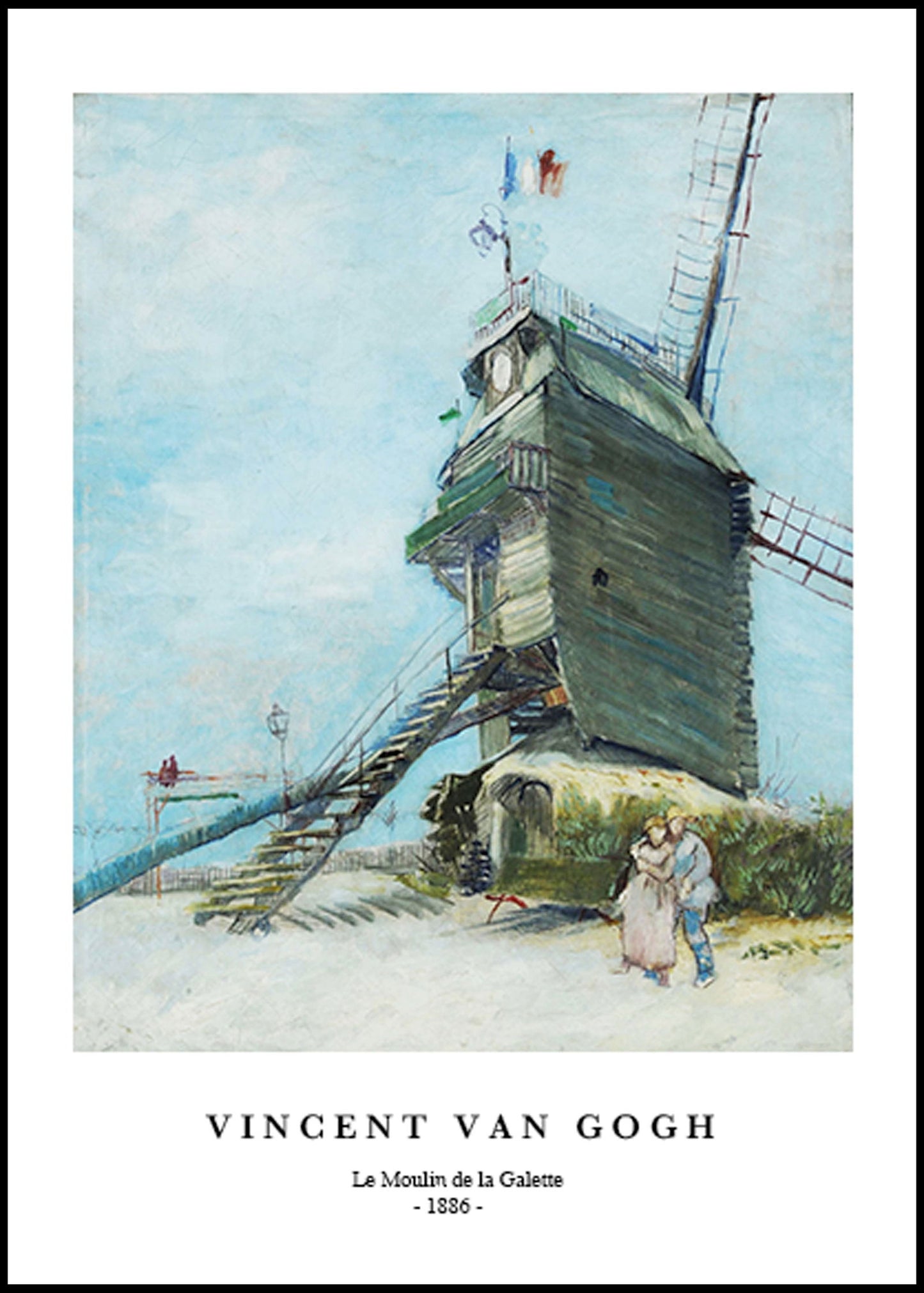 Vincent Van Gogh - Le Moulin de la Galette Poster - Hakyarts