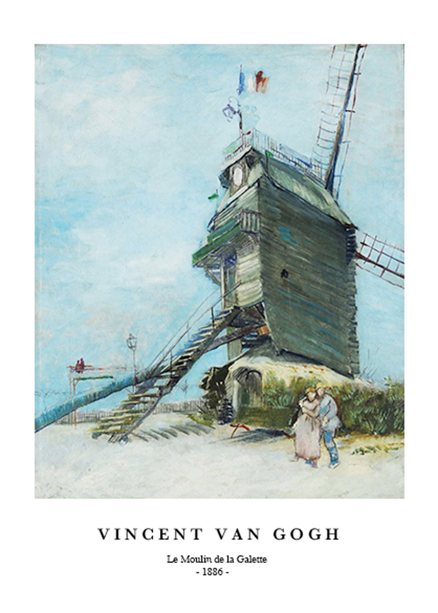 Vincent Van Gogh - Le Moulin de la Galette Poster - Hakyarts