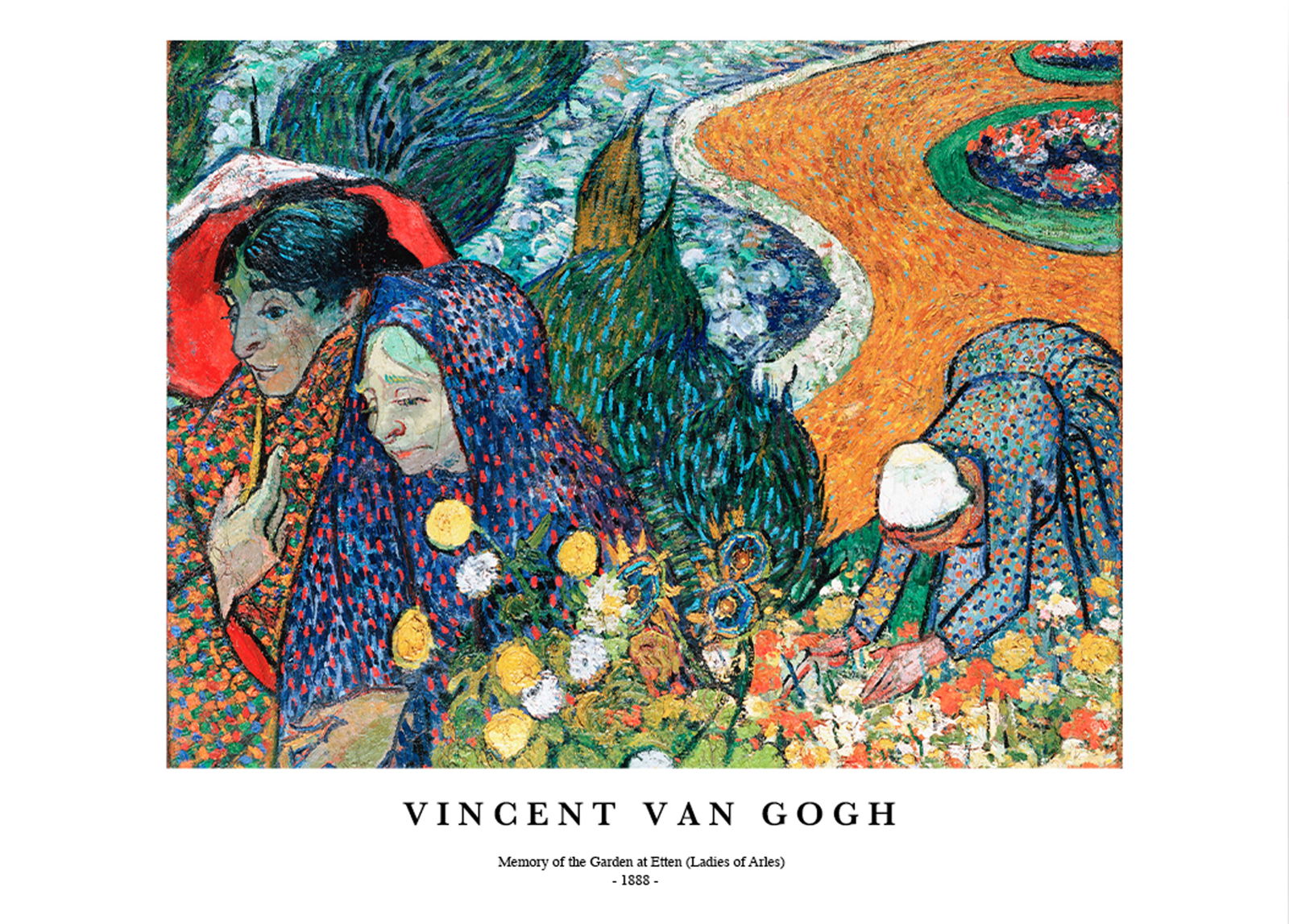 Vincent Van Gogh - Memory of the Garden at Etten Poster - Hakyarts