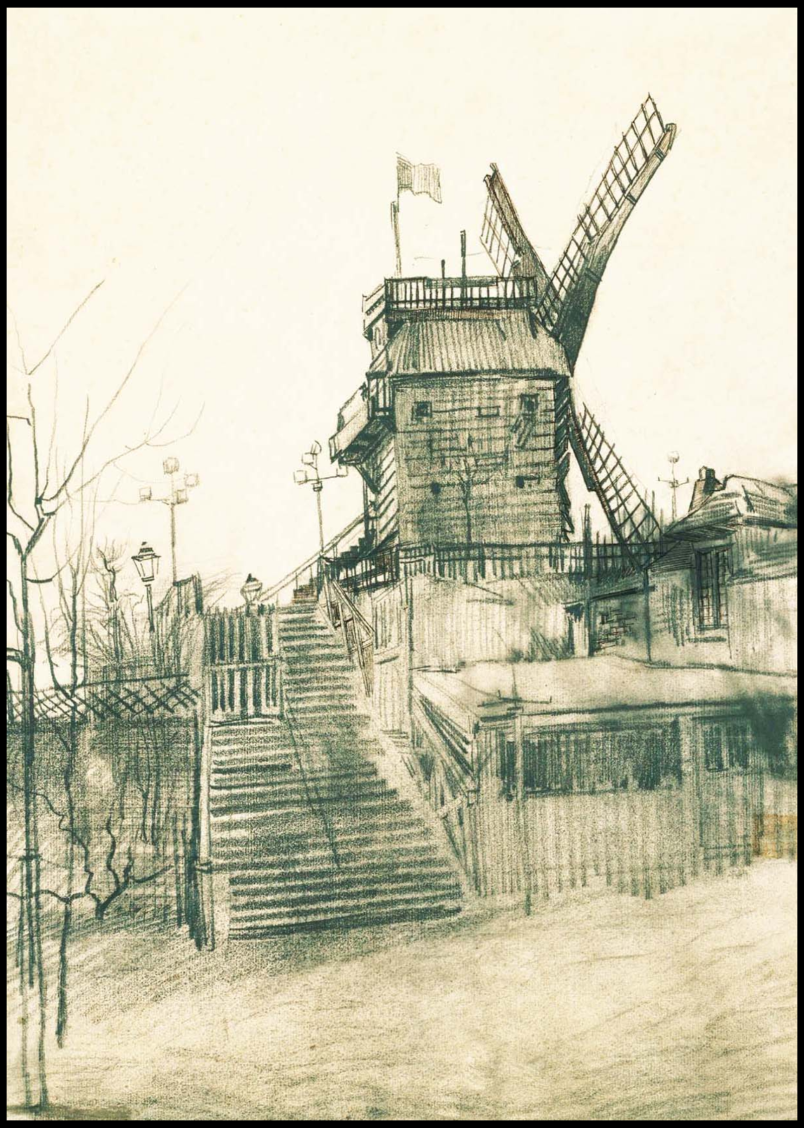 Vincent Van Gogh - Moulin de la Galette - Hakyarts