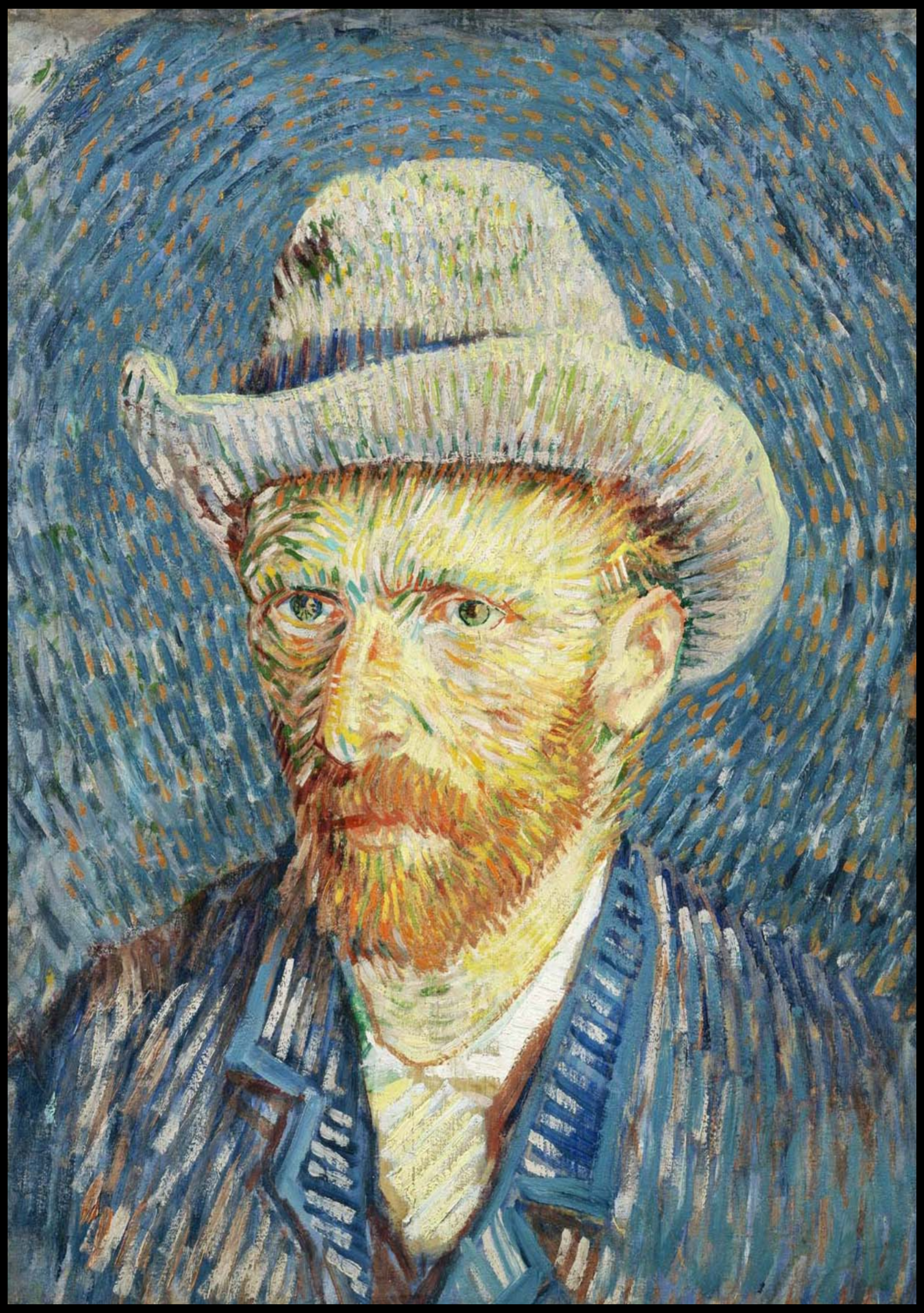 Vincent Van Gogh - Self-Portrait with Grey Felt Hat - Hakyarts