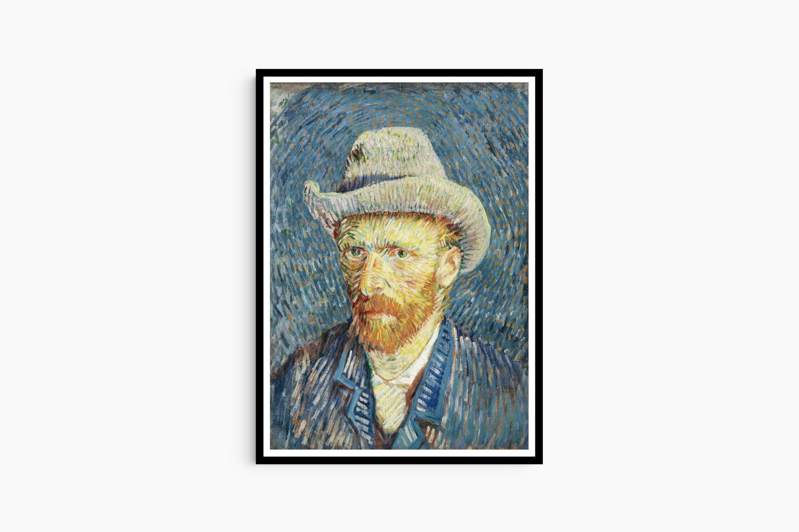 Vincent Van Gogh - Self-Portrait with Grey Felt Hat - Hakyarts