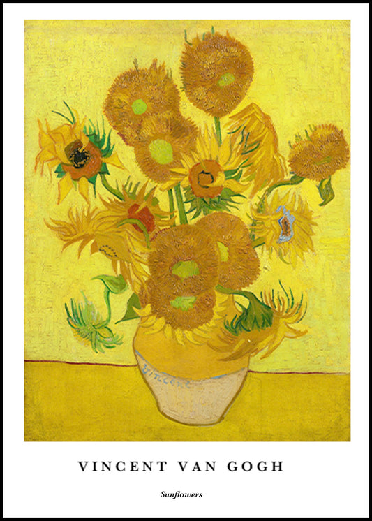 Vincent Van Gogh - Sunflowers Poster - Hakyarts