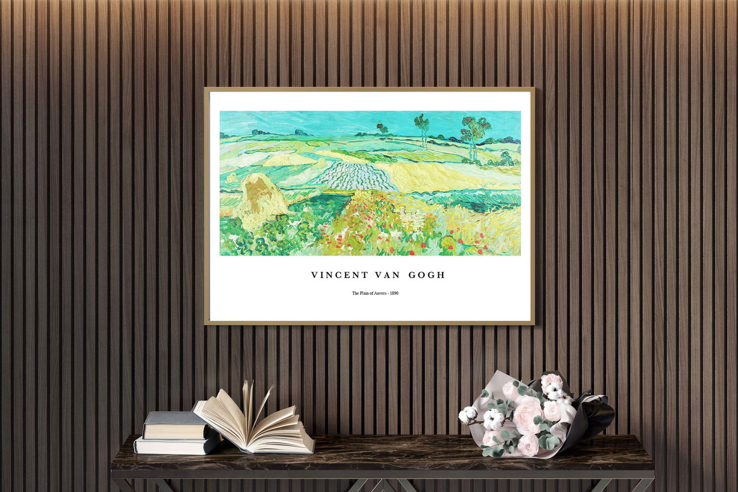 Vincent Van Gogh - The Plain of Auvers Poster - Hakyarts